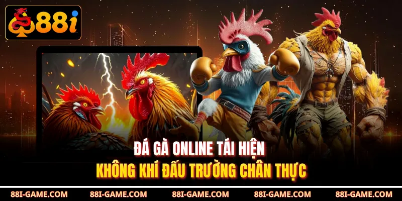 Đá gà online tái hiện không khí đấu trường chân thực