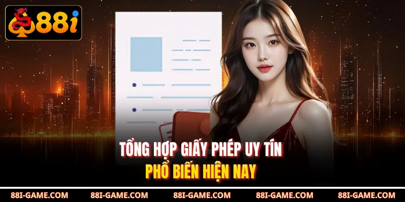 Tổng hợp giấy phép uy tín phổ biến hiện nay